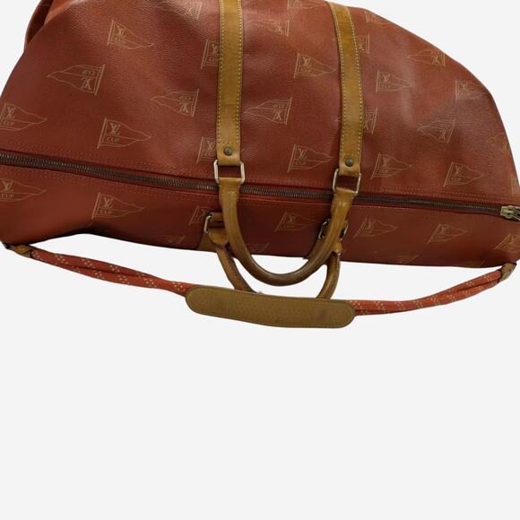 Louis Vuitton America's Cup Duffle bag LV Cup Red and Vachetta PVC - Picture 4 of 9